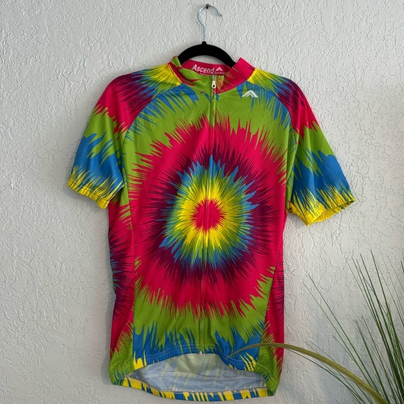 Tie-dye Bike Shirt. Never been worn! - Picture 1 of 4